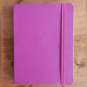 NEW Magenta Faux Leather Journal (6x8)